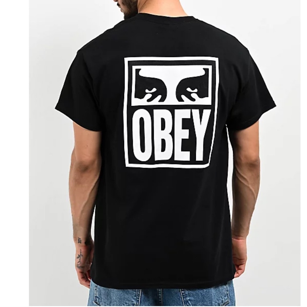 Black obey shirt